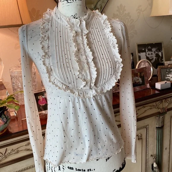 RIC RAC POLKA DOT TOP - Picture 2 of 12